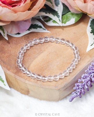 Bergkristal facet armbandje - Crystal Cave