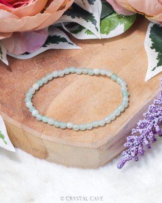 Groene aventurijn facet armband - Crystal Cave