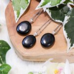 Shungiet ketting zilver - Crystal Cave
