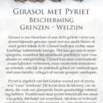 Girasol met pyriet betekenis - Crystal Cave