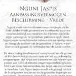Nguni jaspis betekenis - Crystal Cave
