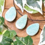 Amazoniet ema egg ketting - Crystal Cave