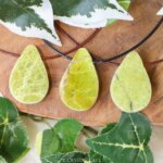 Groene opaal ema egg sieraad - Crystal Cave