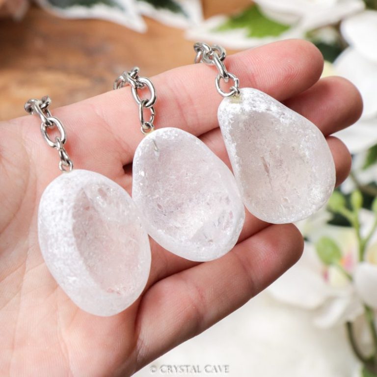 Bergkristal ema egg lanyard - Crystal Cave