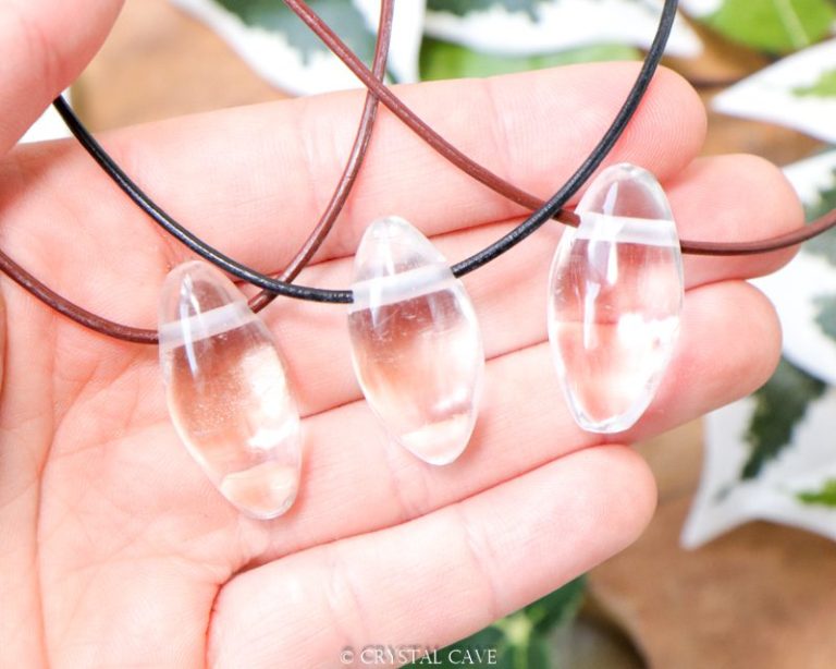 Bergkristal olijf ketting - Crystal Cave