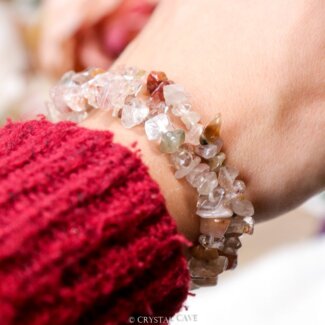 Fantoomkwarts splitstenen armband - Crystal Cave