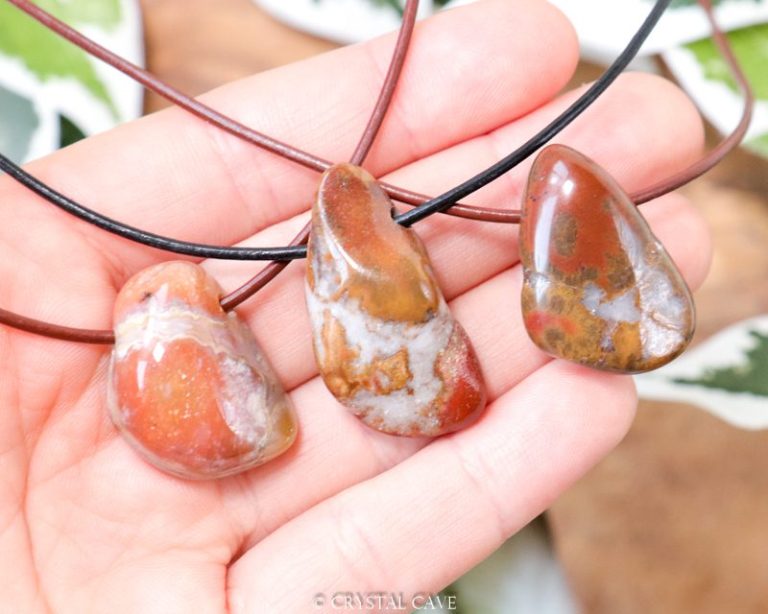 Fossiele jaspis ketting - Crystal Cave