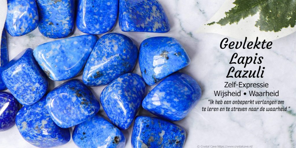 Gevlekte lapis lazuli informatie - Crystal Cave