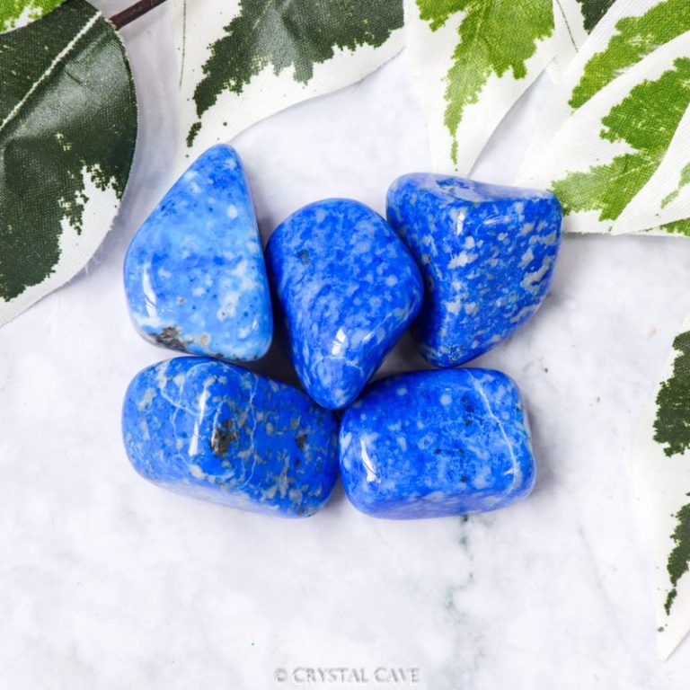 Gevlekte lapis lazuli knuffelsteen - Crystal Cave