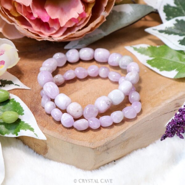 Kunziet knuffelsteen armband - Crystal Cave
