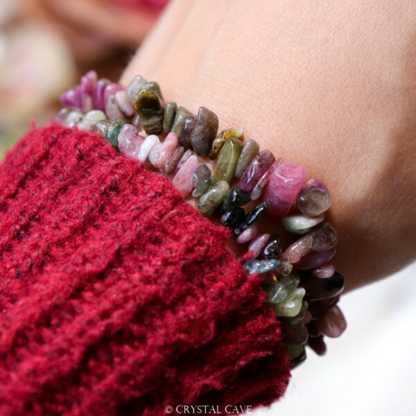 Toermalijn splitstenen armband - Crystal Cave
