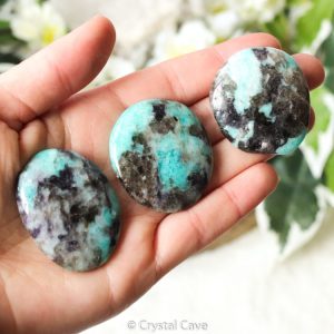 Amazoniet met rookkwarts gepolijst - Crystal Cave