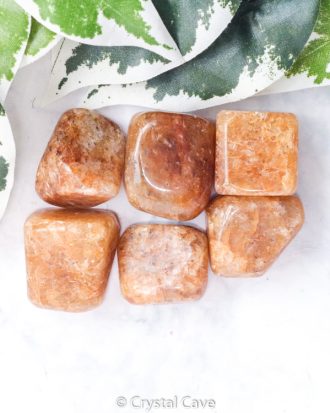 Golden healer lemurian knuffelsteen - Crystal Cave