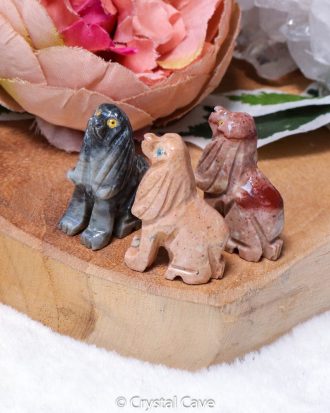 Speksteen dier hond - Crystal Cave