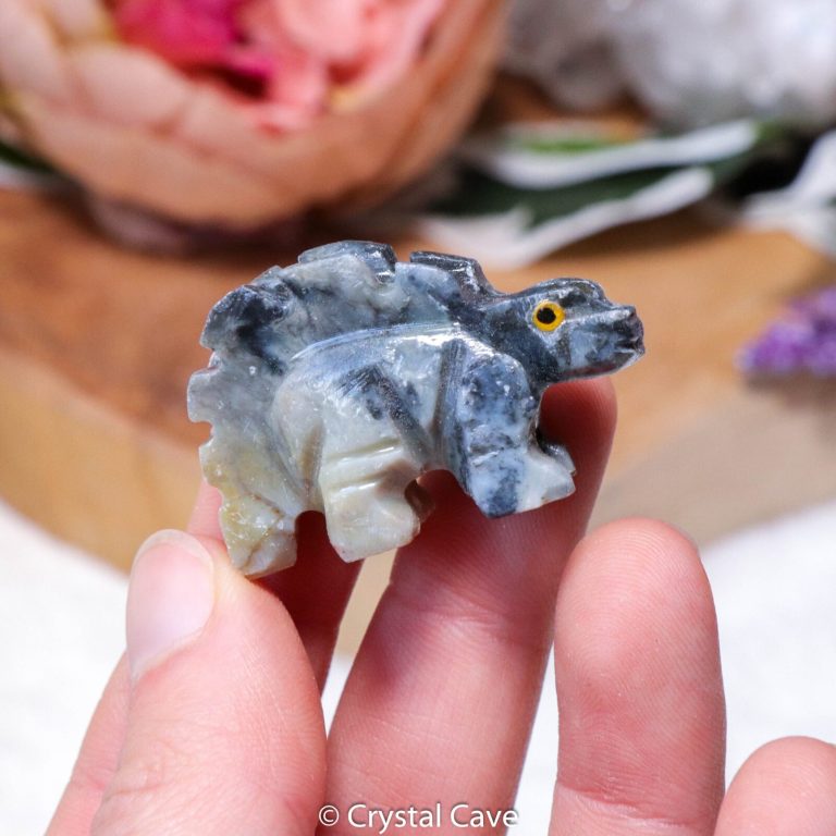 Stegosaurus totemdier - Crystal Cave