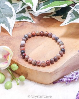 Versteend hout armband - Crystal Cave