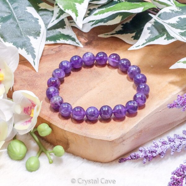Amethist natuursteen armband - Crystal Cave