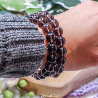 Apache tranen 10mm armband - Crystal Cave