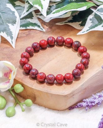 Jaspis breccie natuursteen armband - Crystal Cave