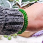 Nefriet jade 4mm armband - Crystal Cave