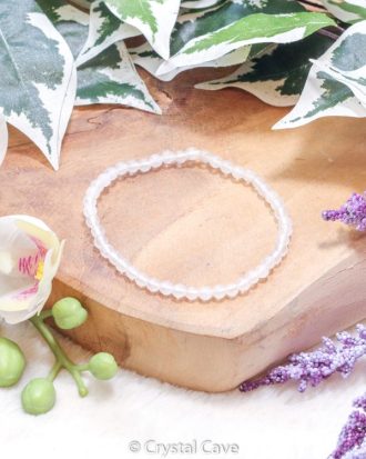 Sneeuwkwarts armband kinderen - Crystal Cave