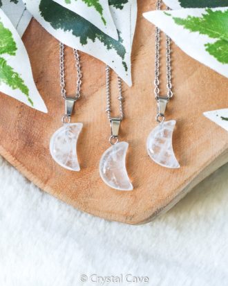 Bergkristal maan ketting - Crystal Cave
