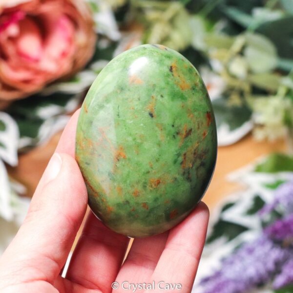 Chrysopraas geslepen - Crystal Cave
