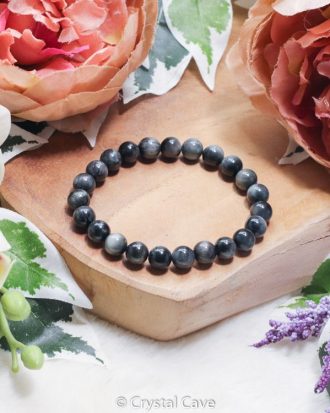 Kattenoog kwarts armbandje - Crystal Cave
