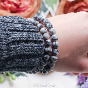 Pinoliet 8mm armband - Crystal Cave