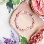 Rhodochrosiet trommelsteen armband - Crystal Cave