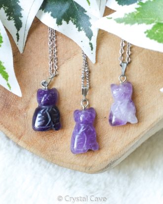 Amethist kat ketting - Crystal Cave