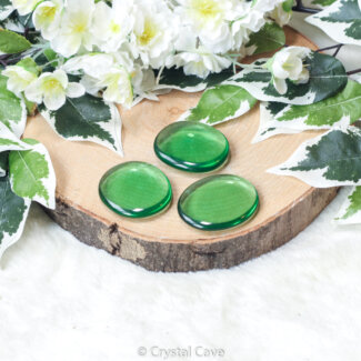 Groene andara obsidiaan zaksteen - Crystal Cave