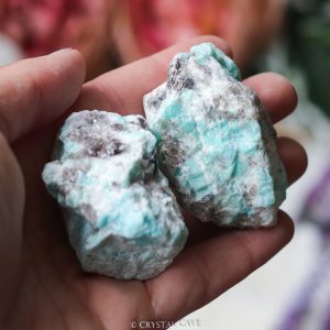 Amazoniet met rookkwarts brok - Crystal Cave
