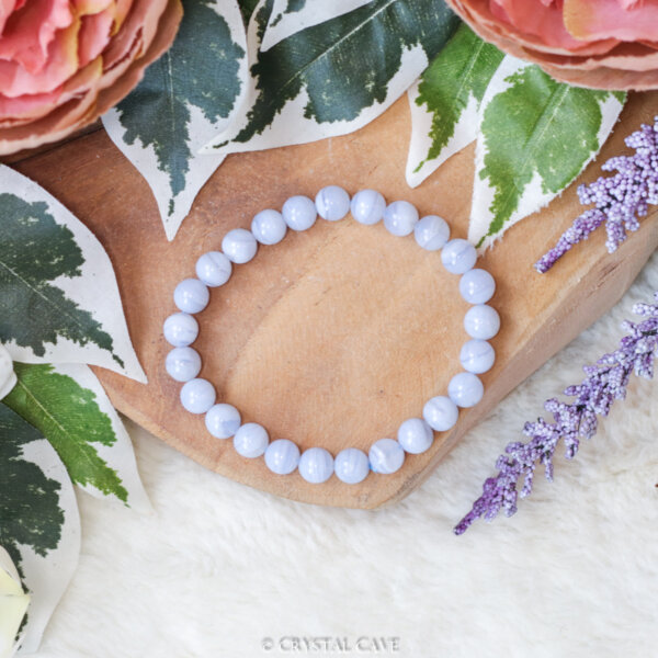 Blue lace agaat sieraden - Crystal Cave