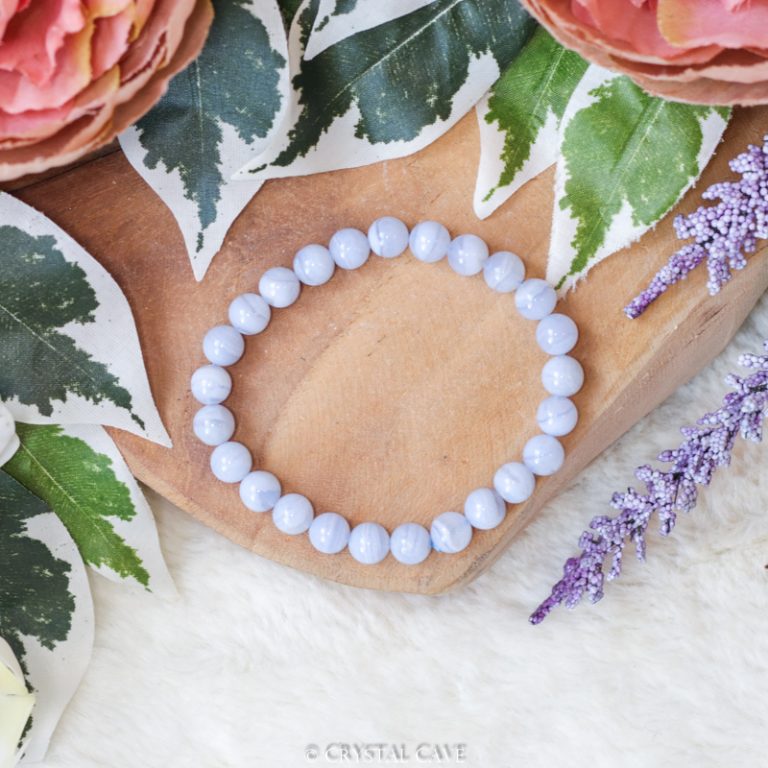 Blue lace agaat sieraden - Crystal Cave