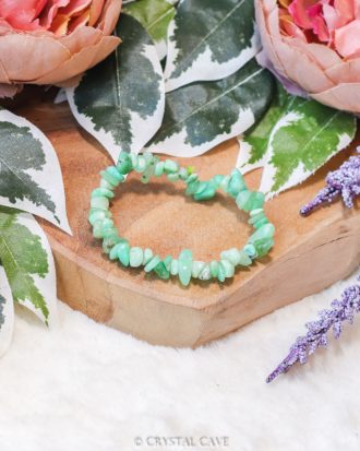 Chrysopraas splitarmband - Crystal Cave
