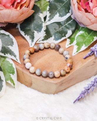 Crazy lace agaat armbandje - Crystal Cave