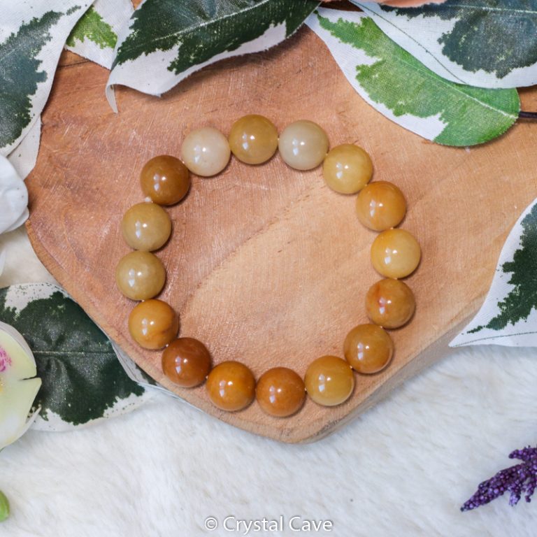 Gele aventurijn edelstenen armband - Crystal Cave