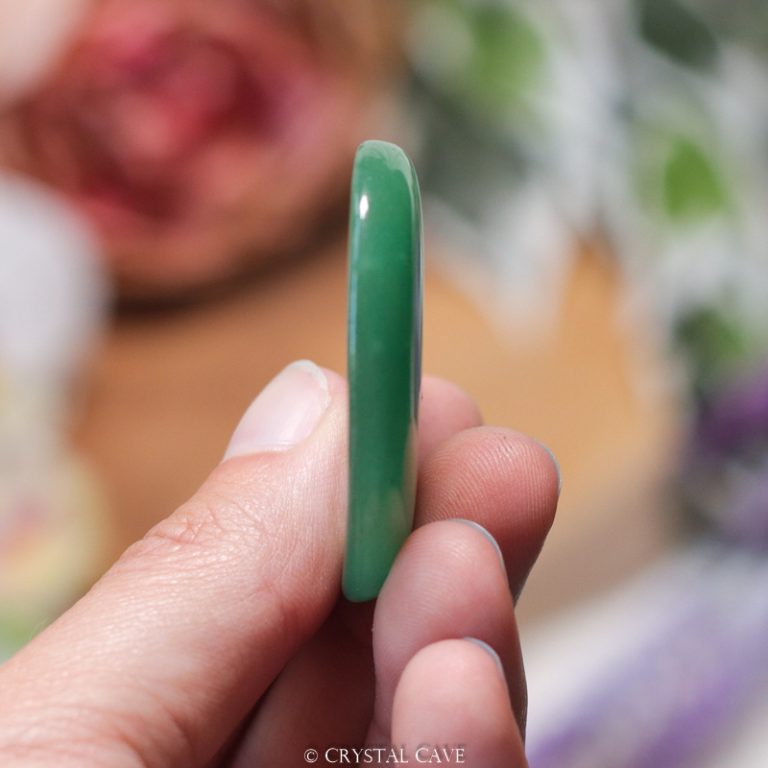 Groene aventurijn duimsteen - Crystal Cave