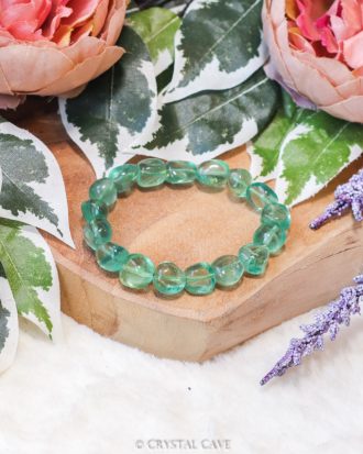 Groene fluoriet barock armband - Crystal Cave