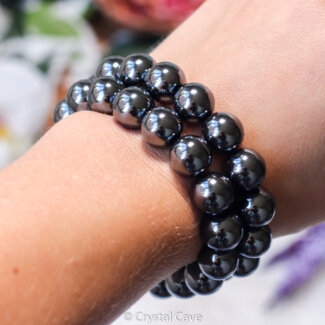 Hematiet 12mm armband - Crystal Cave