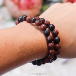 Mahonie obsidiaan 8mm armband - Crystal Cave