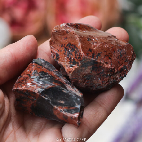 Mahonie obsidiaan brok - Crystal Cave