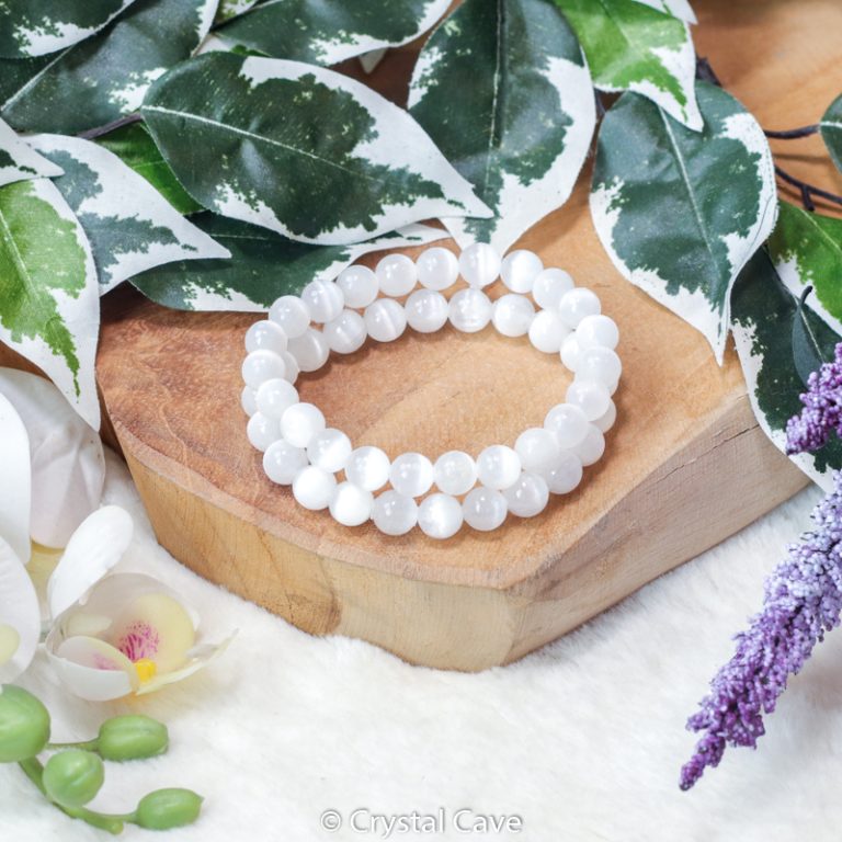 Seleniet kogelarmband - Crystal Cave