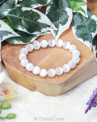 Seleniet natuursteen armband - Crystal Cave