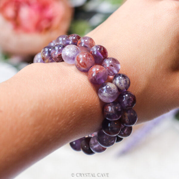 Super seven 10mm armband - Crystal Cave