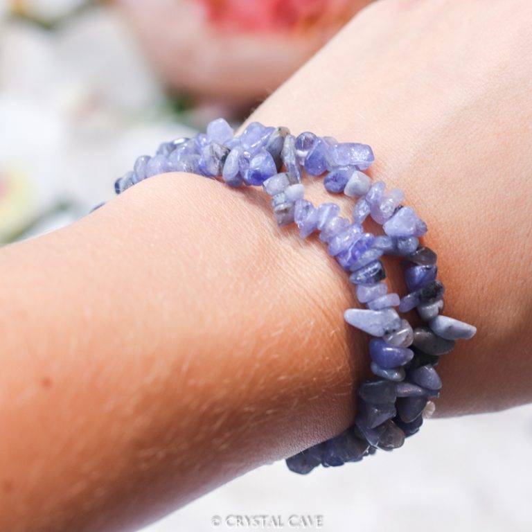 Tanzaniet splitstenen armband - Crystal Cave