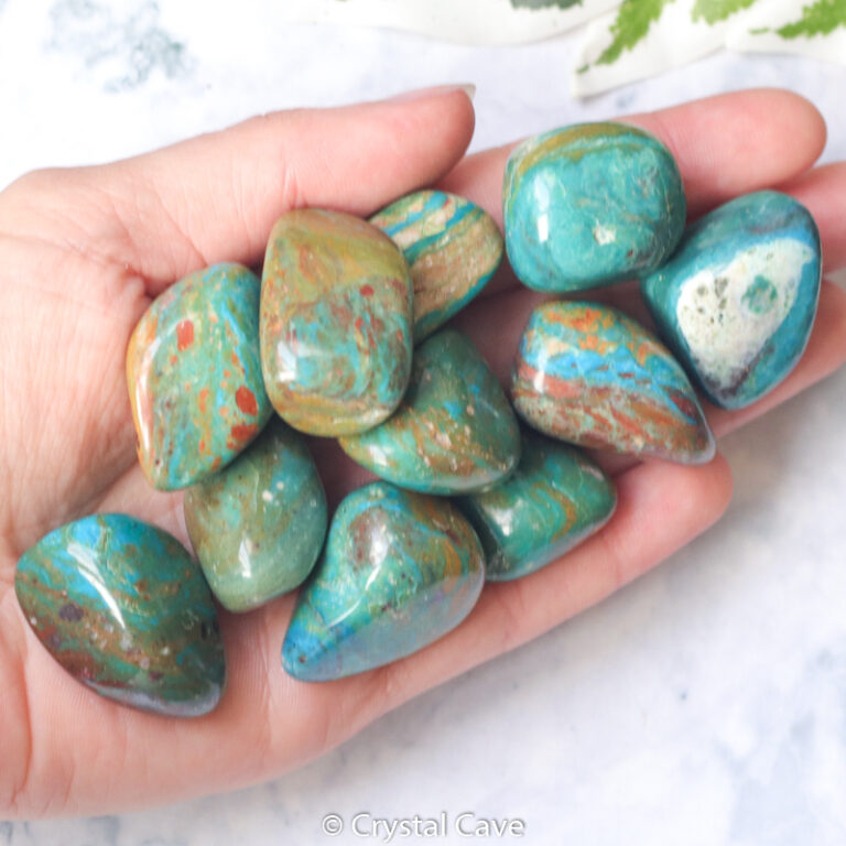 Parrot wing chrysocolla kopen - Crystal Cave