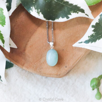 Amazoniet zilveren ketting - Crystal Cave