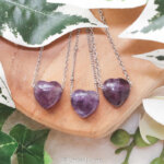 Amethist hartje ketting - Crystal Cave